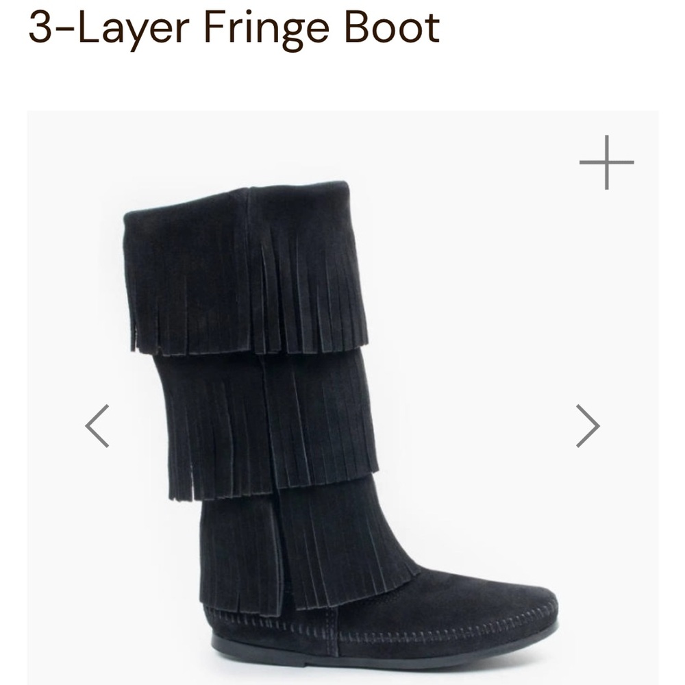 Minnetonka 3 Layer Fringe Boots